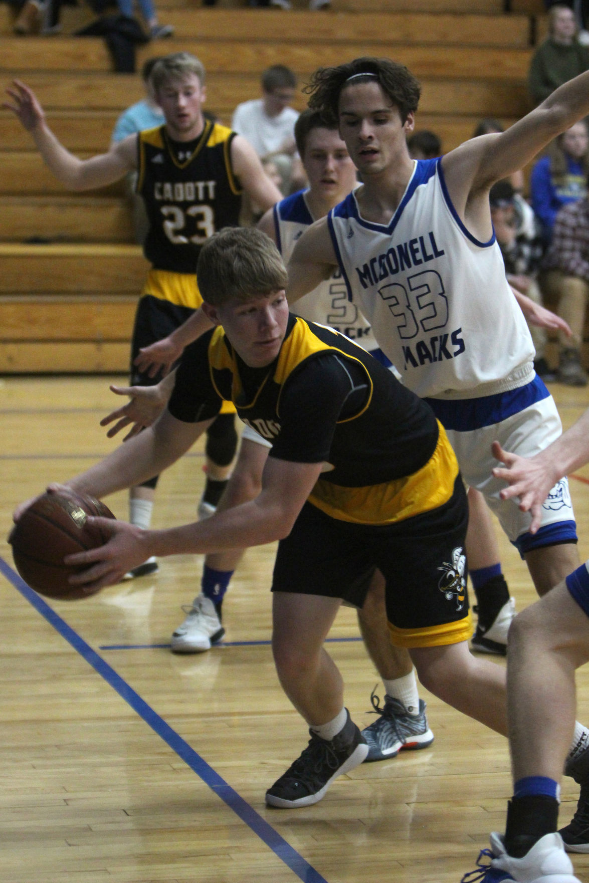 Cadott at McDonell boys basketball 1-15-19